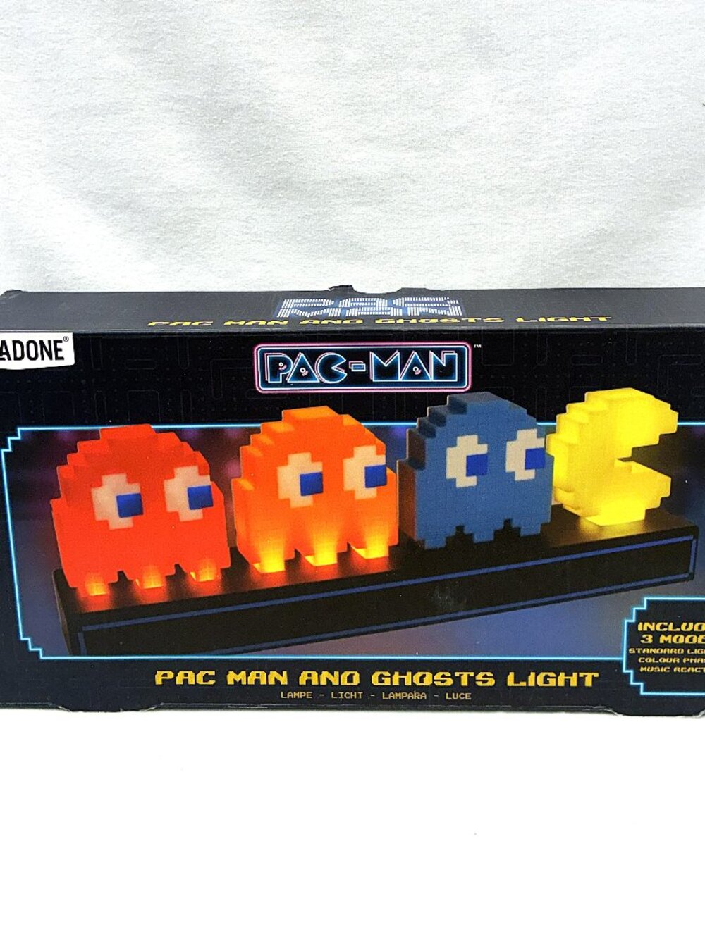 Pac Man and Ghosts LED Light 3 Modes Lamp Collectible New IN BOX Paladone